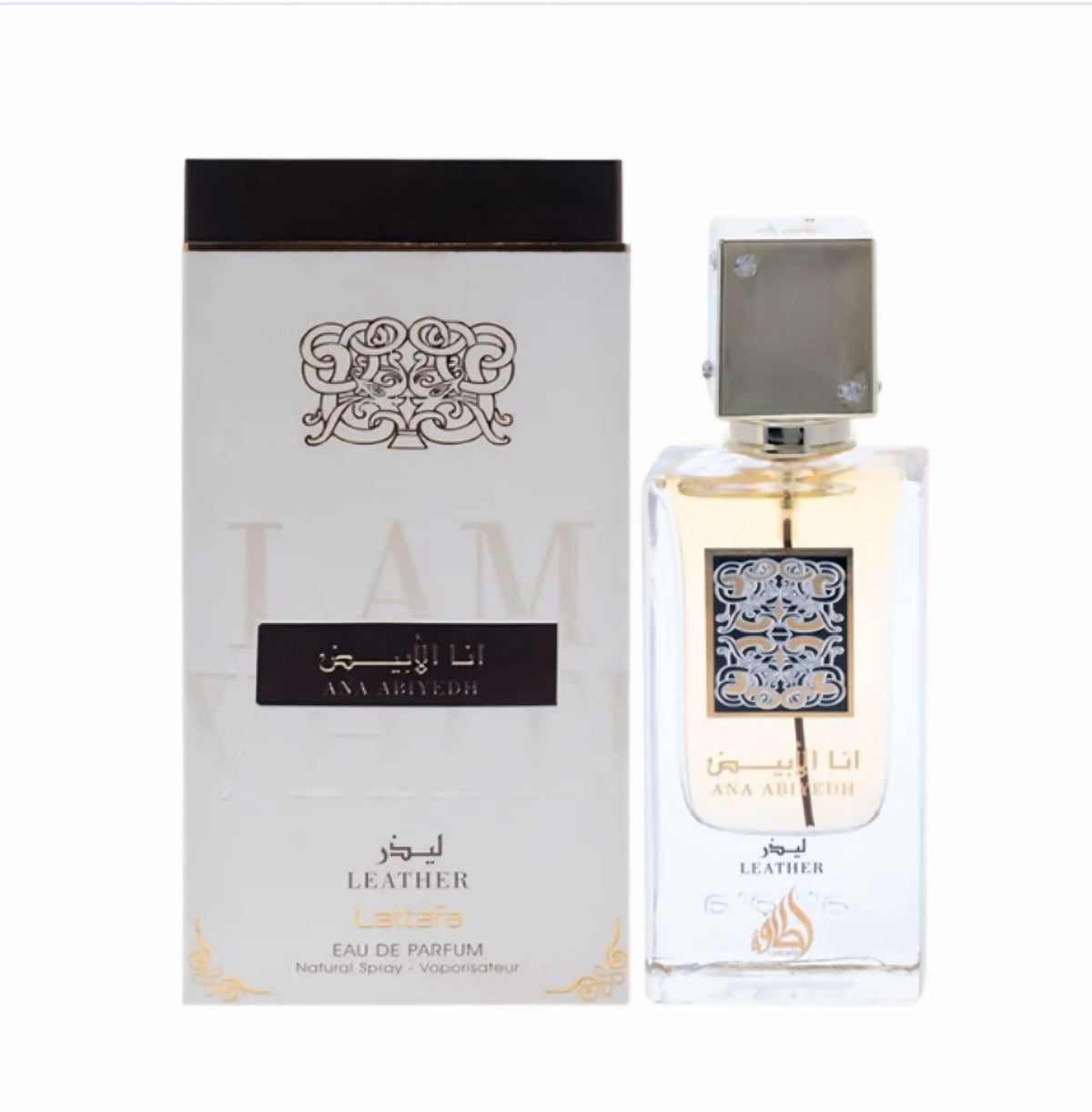 Lattafa Ana Abiyedh Leather Uomo EDP