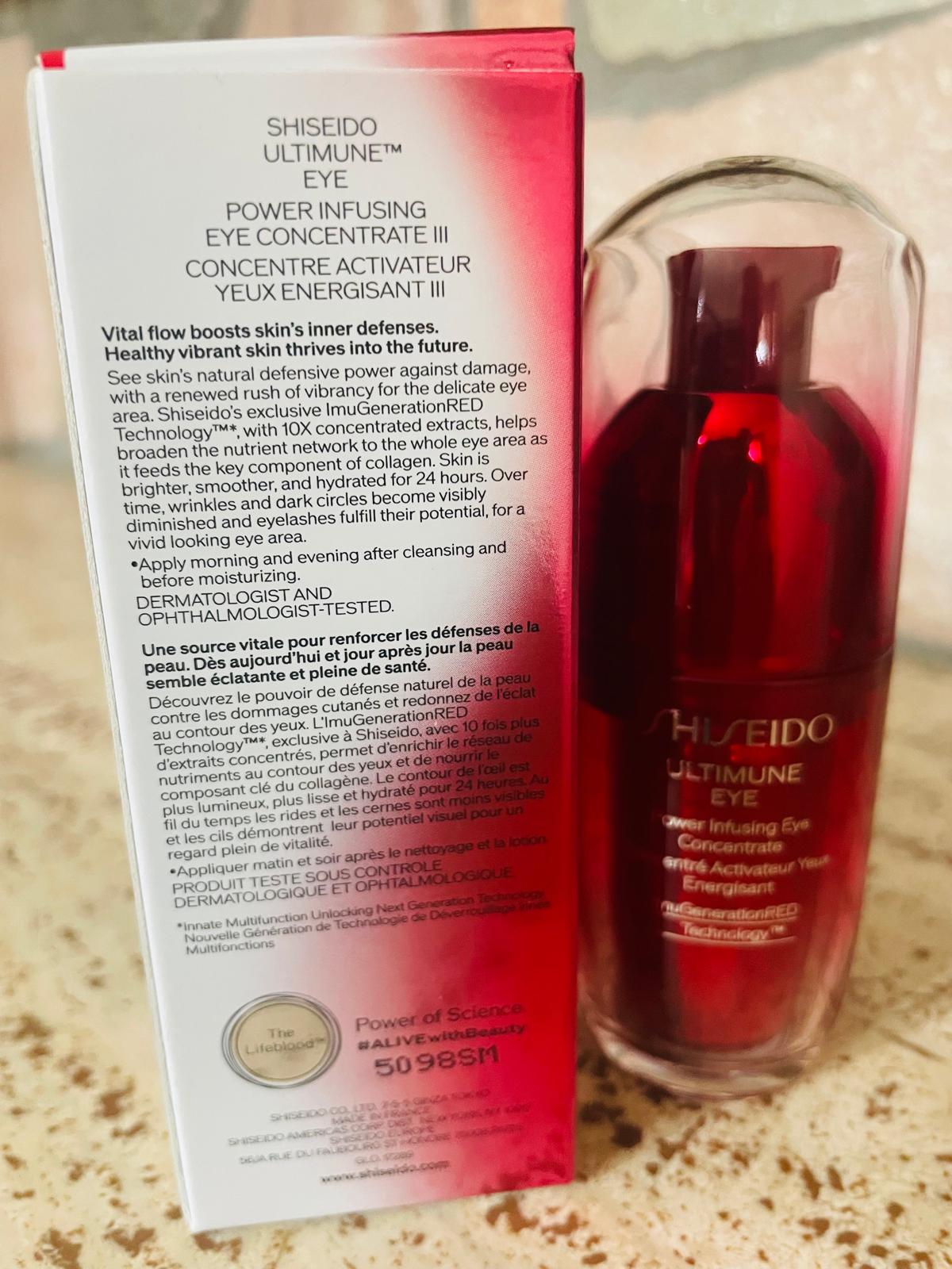 Shiseido Ultimune Eye Power Infusing Eye Concentrate III 15ml | Contorno Occhi Anti-Età