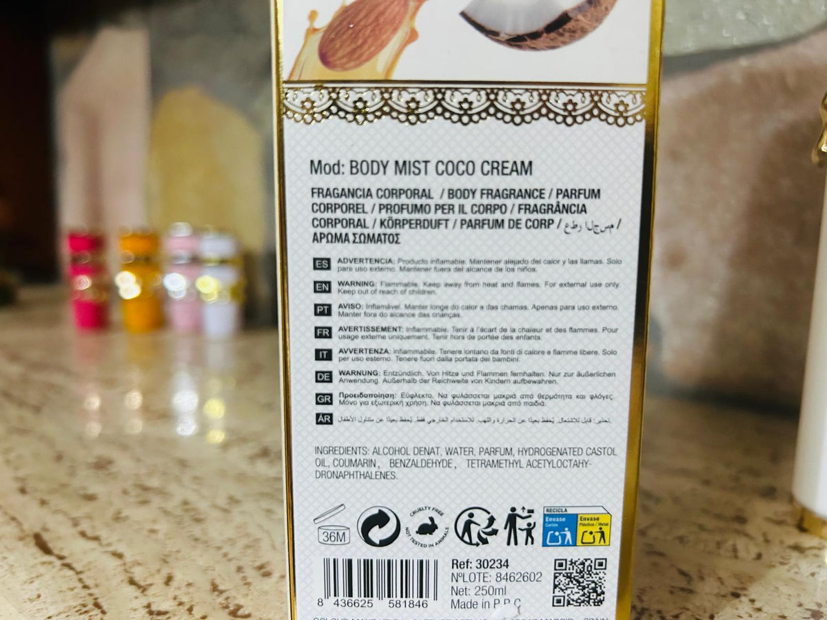 D'Donna Coco Blanco – Spray Profumato Corpo e Capelli 250 ml