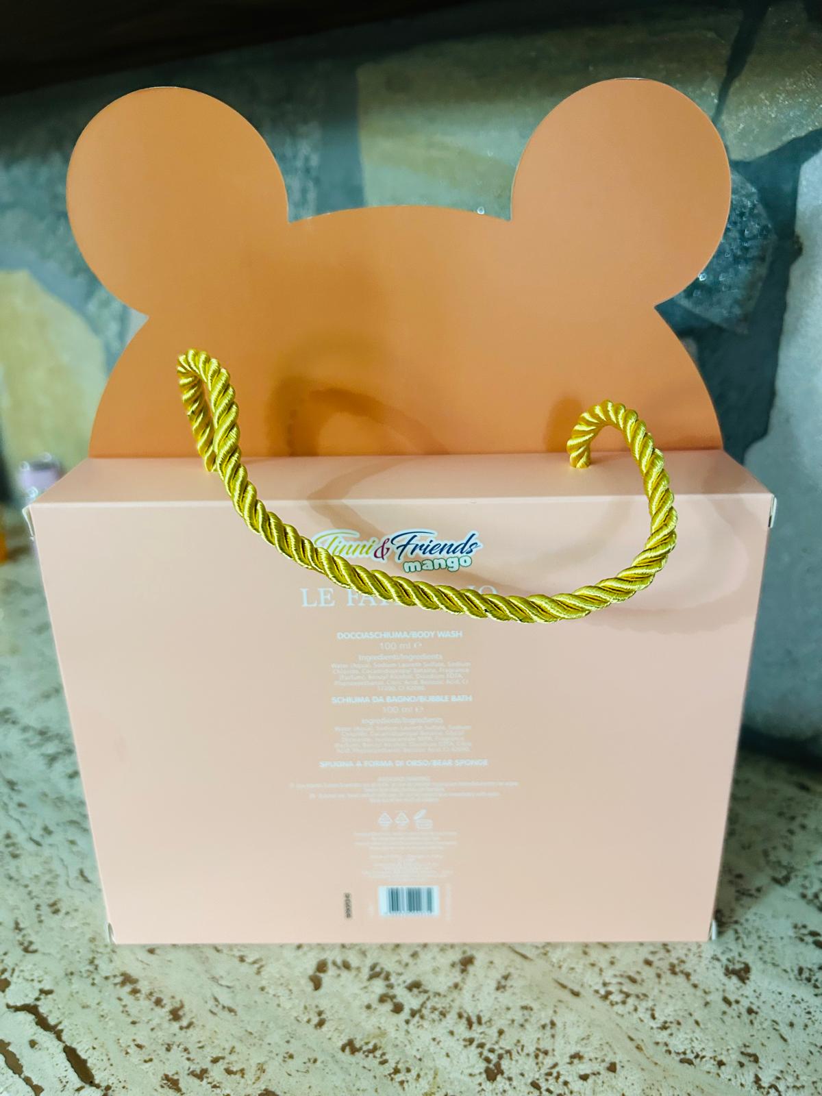 Set Regalo Cura del Bambino con Docciaschiuma, Schiuma da Bagno e Spugna Orsetto – Idea Regalo