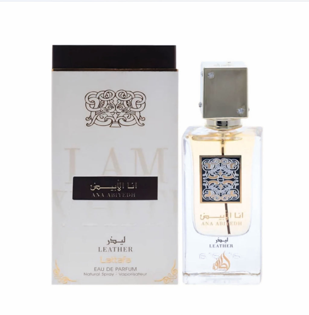 Lattafa Ana Abiyedh Leather Uomo EDP