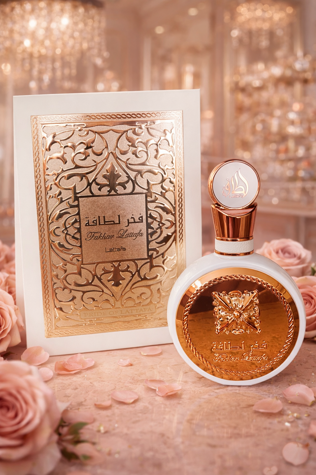 Lattafa Fakhar Rose EDP 100ml fragranza floreale