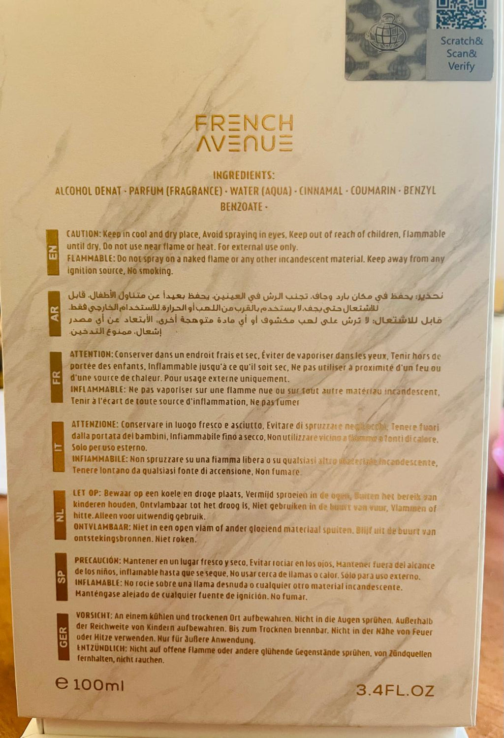 French Avenue Greece Woda perfumowana dla kobiet 100 ml