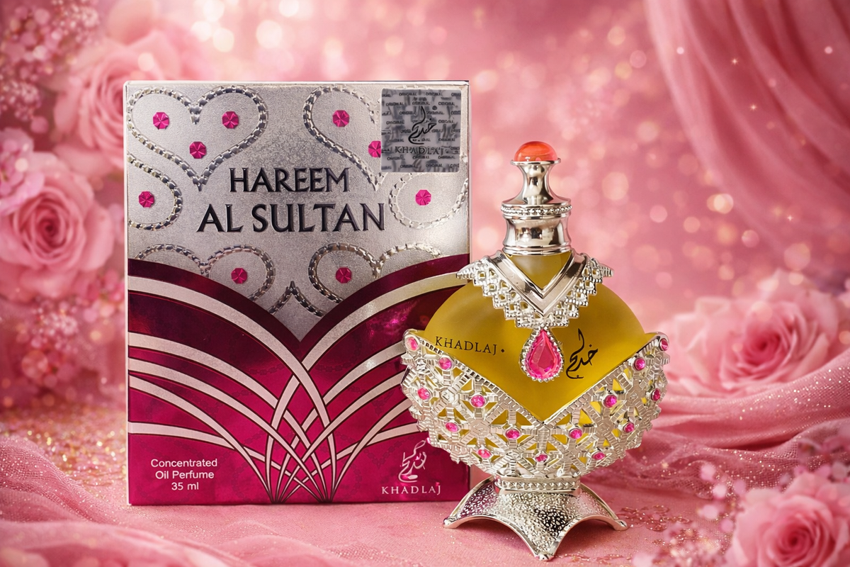Khadlaj Hareem Al Sultan Silver profumo di olio essenziale (unisex) 35 ml