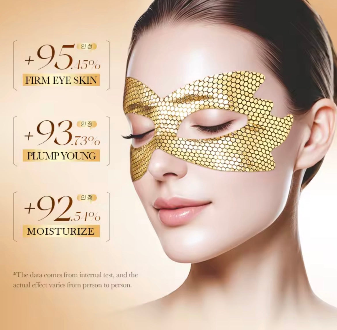 Maschera Occhi SADOER Peptide & Collagene – Effetto Liftante, Idratante e Illuminante (15 ml)
