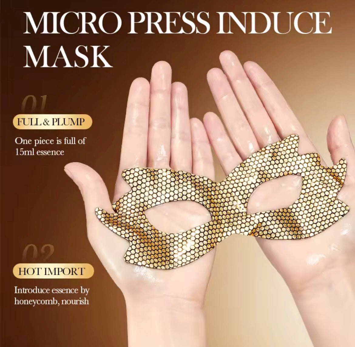 Maschera Occhi SADOER Peptide & Collagene – Effetto Liftante, Idratante e Illuminante (15 ml)