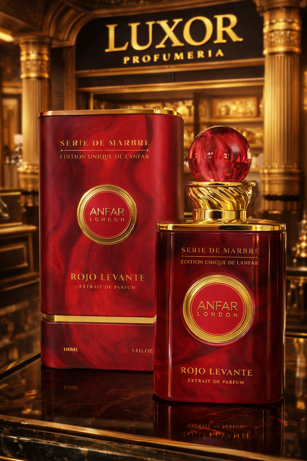 Anfar London Rojo Levante Extrait de Parfum da donna 100 ml