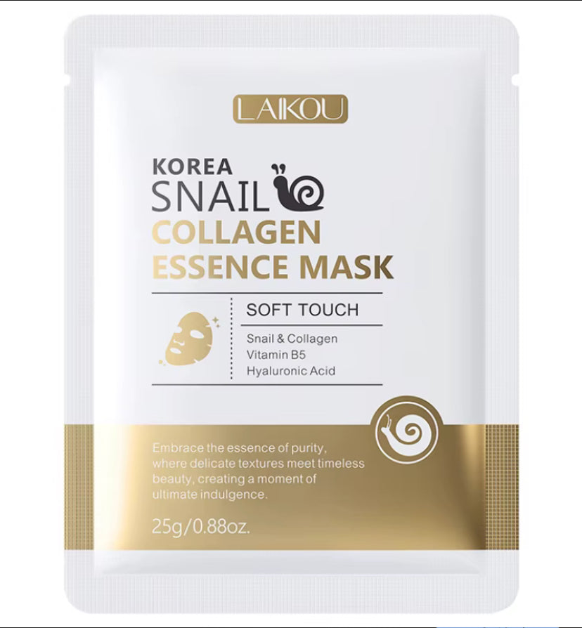 Laikou Korea Snail Collagen Essence Mask
