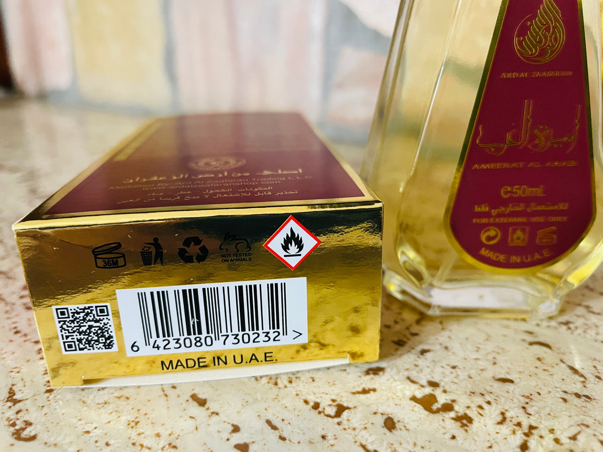 Ameerat Al Arab 50 ml eau de parfum Orientale da Donna  Lunga durata ed eleganza araba