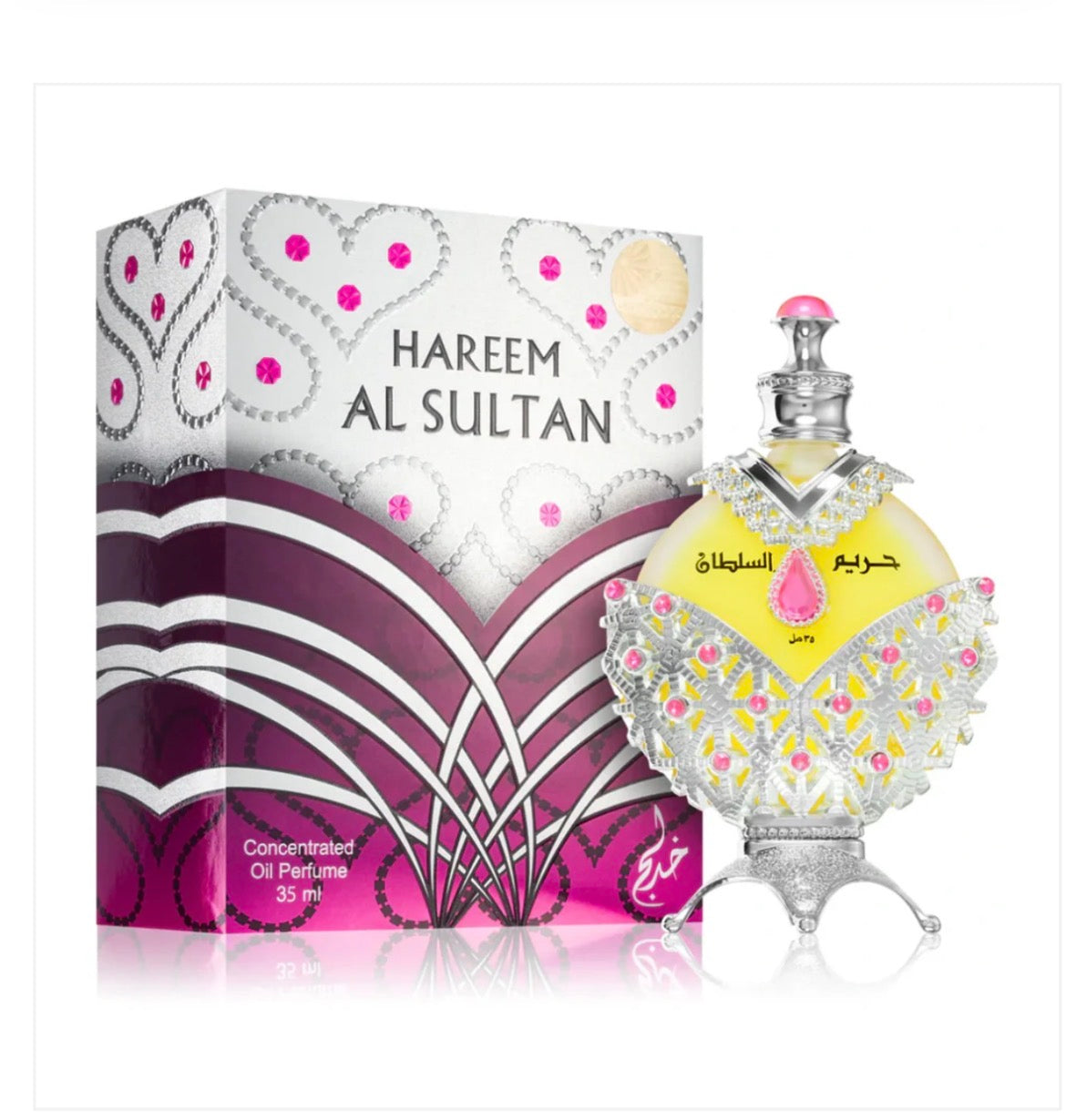 Khadlaj Hareem Al Sultan Silver profumo di olio essenziale (unisex) 35 ml