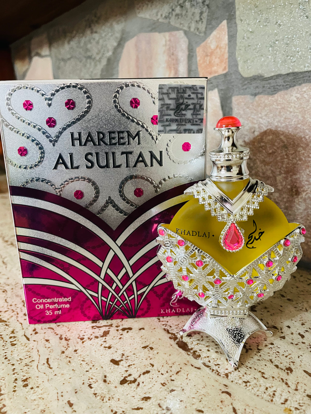 Khadlaj Hareem Al Sultan Silver profumo di olio essenziale (unisex) 35 ml
