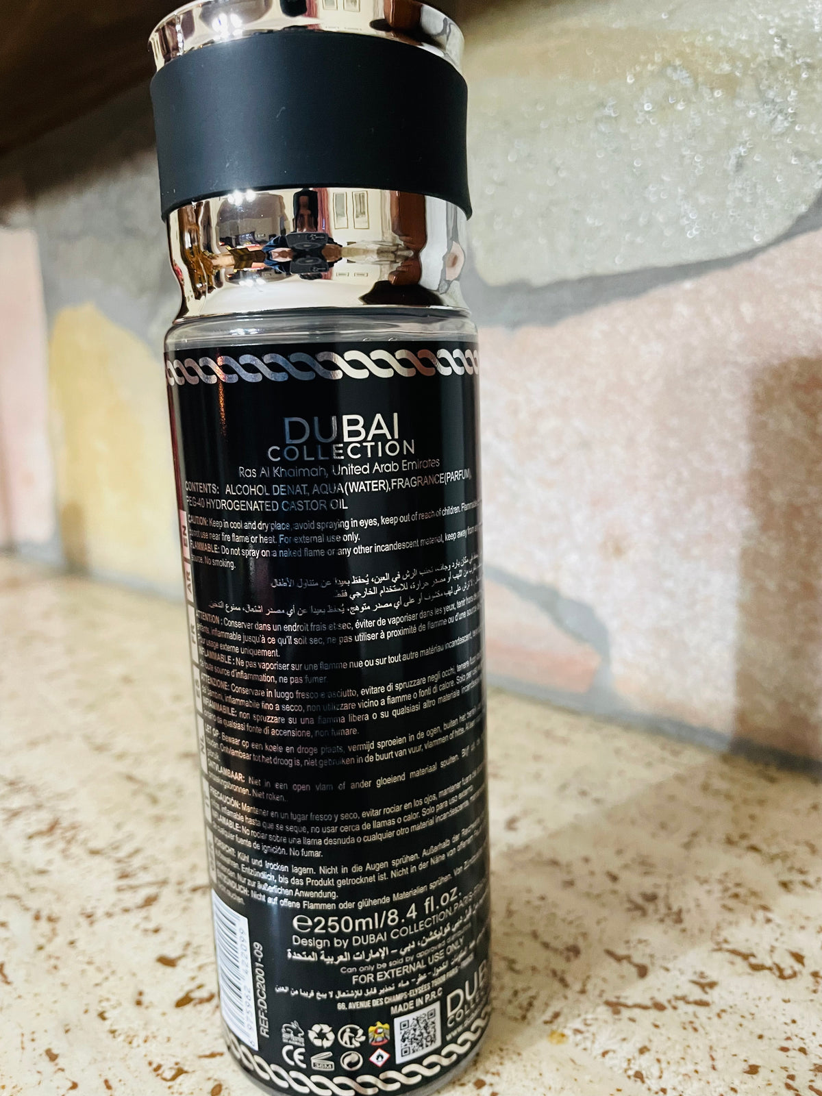 Fakhar Silver Spray Corpo 250ml