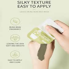 LAIKOU Maschera Viso al Fango di Fagioli Mungo 5 g