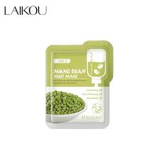 LAIKOU Maschera Viso al Fango di Fagioli Mungo 5 g