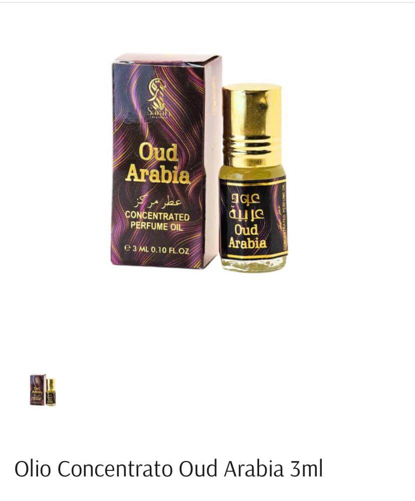 Sarah Oud Arabia Olio profumato concentrato unisex 3 ML - sandraperfume