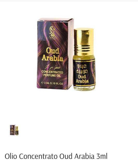 Sarah Oud Arabia Olio profumato concentrato unisex 3 ML - sandraperfume