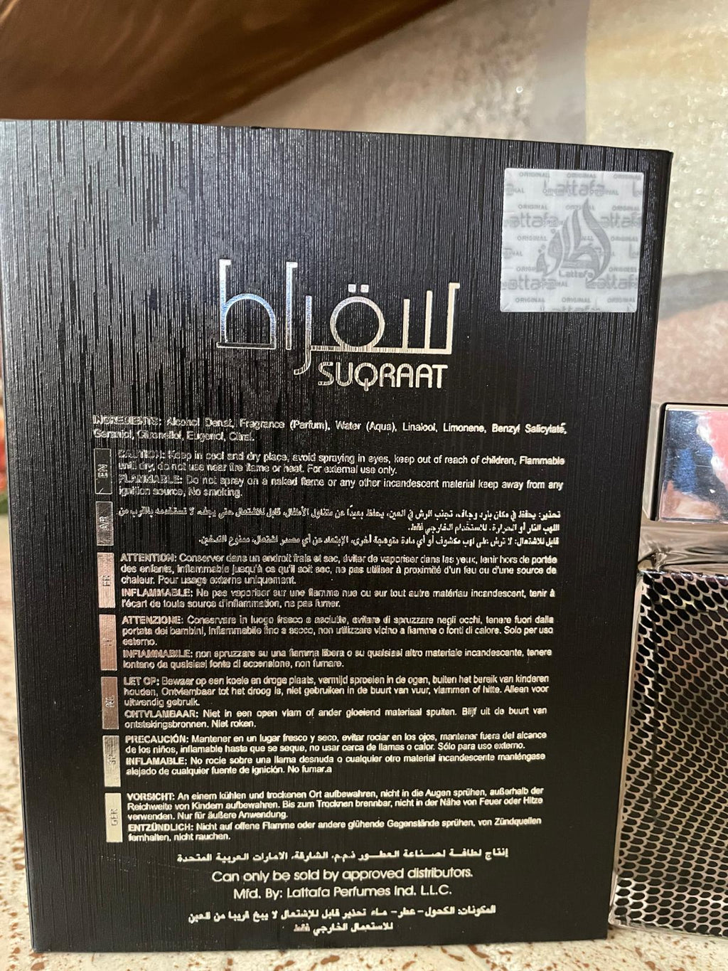 Lattafa Suqraat EDP dla mężczyzn 100 ml