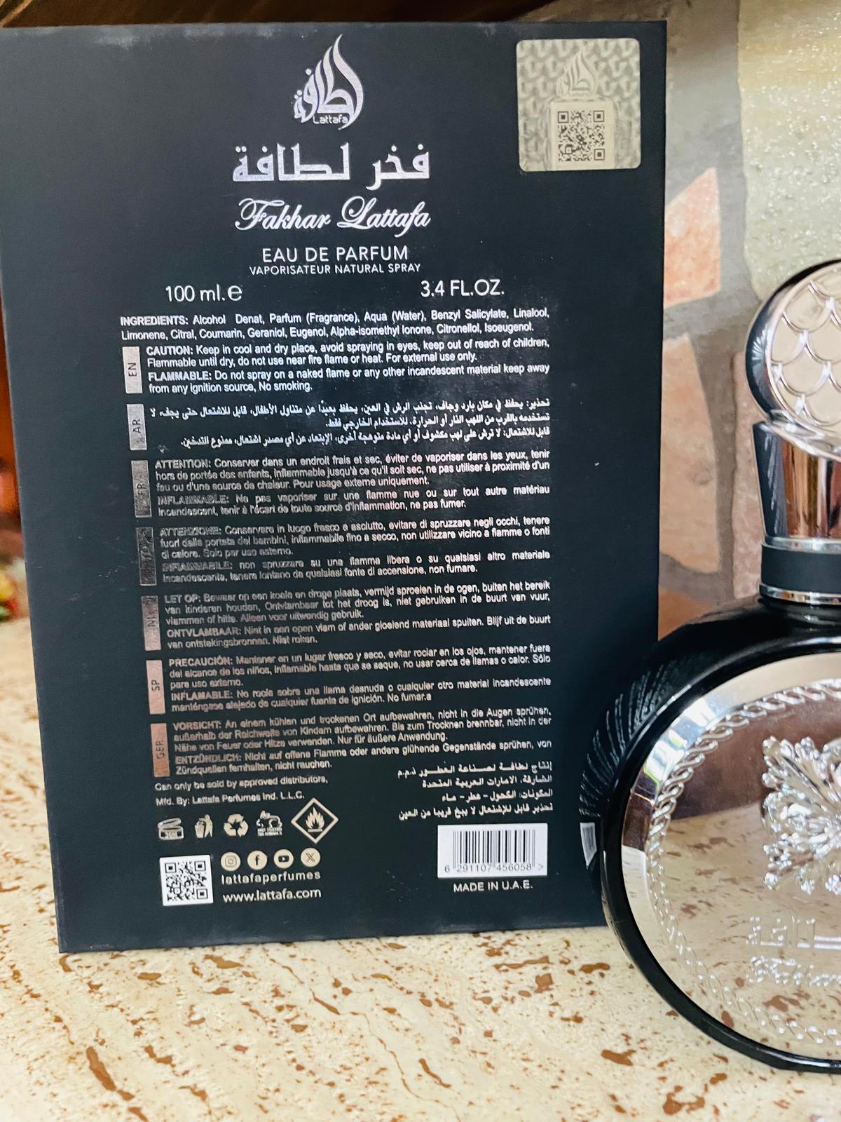 Lattafa Fakhar Czarny EDP dla mężczyzn 100 ml