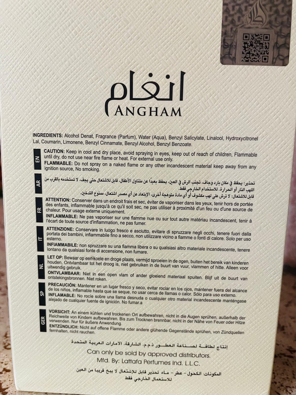 Lattafa Angham Eau de Parfum unisex