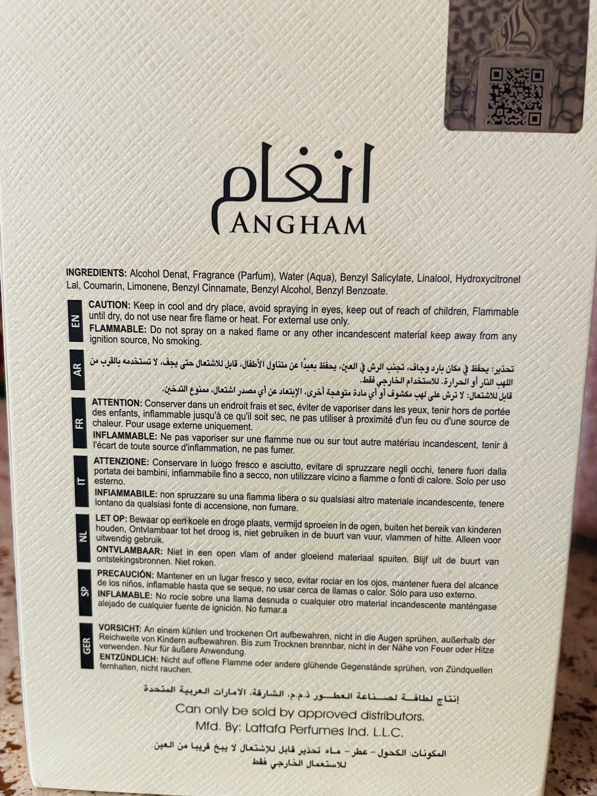 Lattafa Angham Eau de Parfum unisex