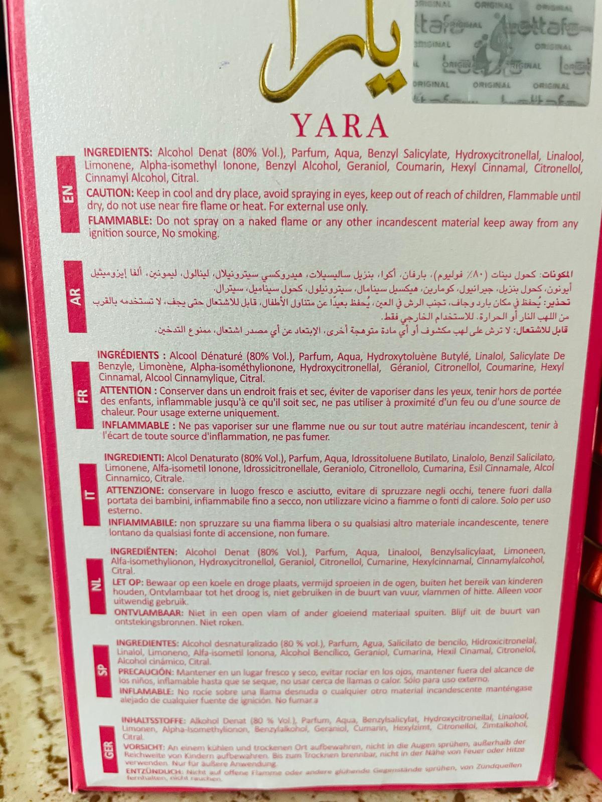 Lattafa Yara Candy eau de parfum donna