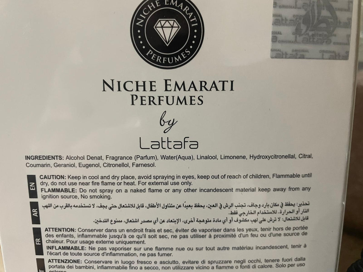 Lattafa Niche Emarati Al Dana Eau de Parfum unisex