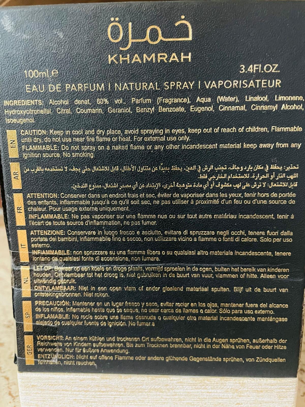 Lattafa Khamrah EDP Unisex