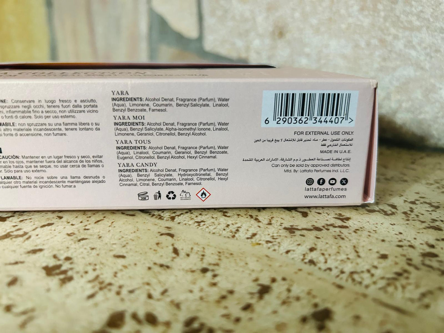 Lattafa Yara Mini Collection - Cofanetto Olio Profumato / Mini Profumi 4 x 5 ml