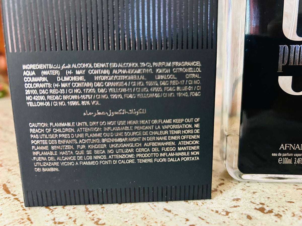 Afnan 9 PM EDP Uomo 100 ML