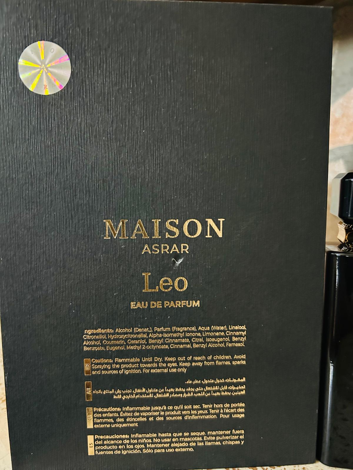 Maison Asrar – Leo EDP unisex 100 ML