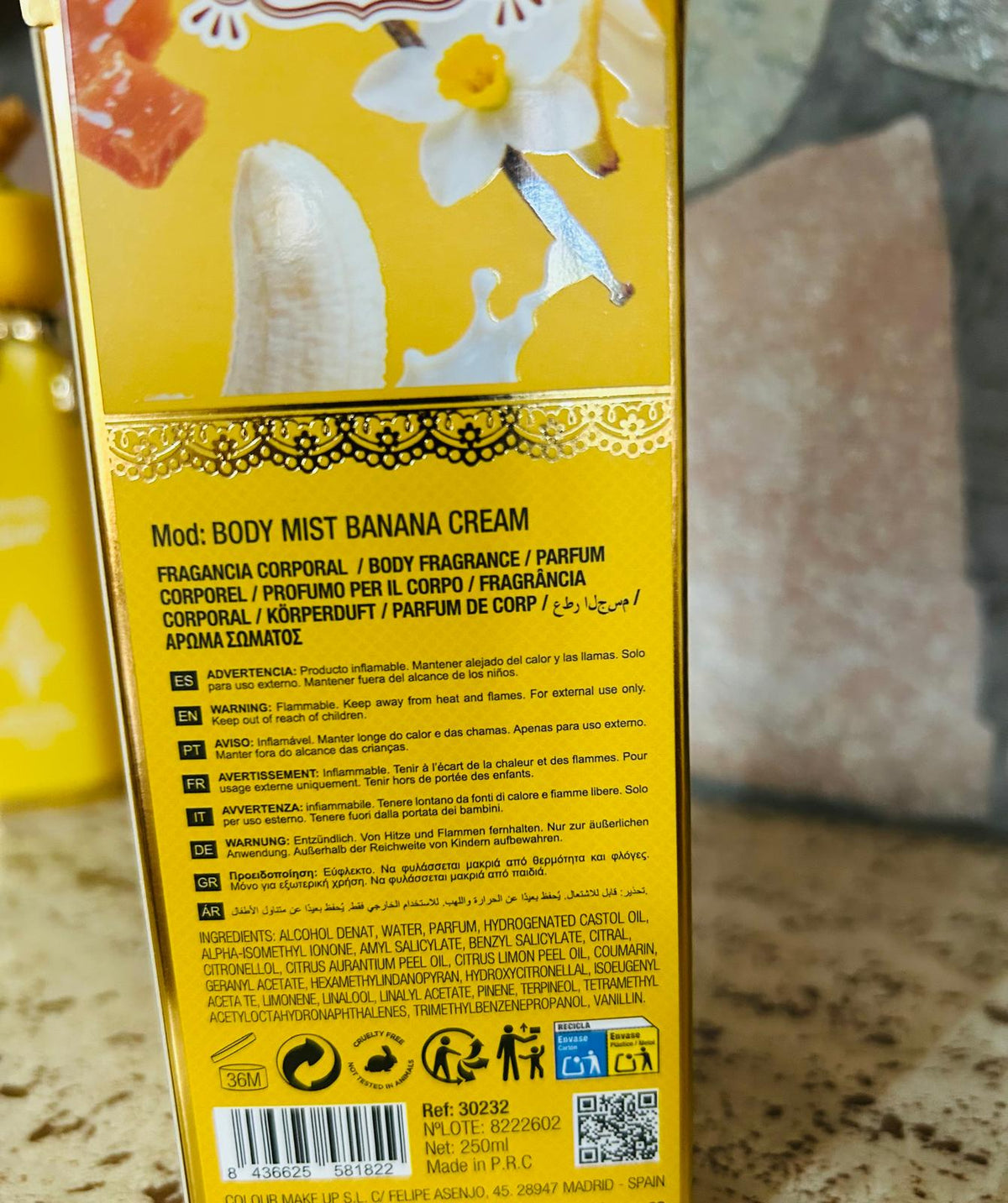 D' Donna Banana Split - Spray Profumato corpo e capelli 250 ml