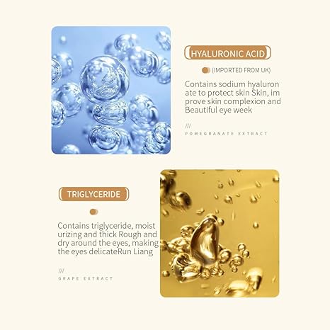 Crema contorno occhi alla polpa di riso BIOAQUA, estratto di riso, idratante, liscia e nutriente, per la pelle del contorno occhi, 20 g / 0,7 oz - sandraperfume
