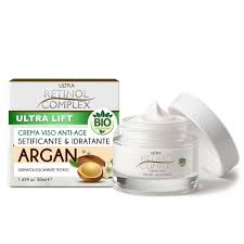 CREMA VISO BIO IDRATANTE SETIFICANTE ANTI-AGE ARGAN 50ml retinolcomplex - sandraperfume