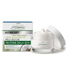 CREMA VISO ANTIRUGHE PELLI SECCHE ALLE PROTEINE DELLA SETA 50ml retinol complex - sandraperfume