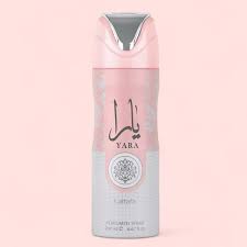 Lattafa deodorante corpo spray Yara Rosa da donna 200 ML - sandraperfume