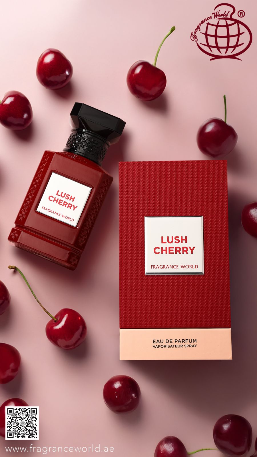 Lush Cherry di Fragrance World unisex 80 ml - sandraperfume