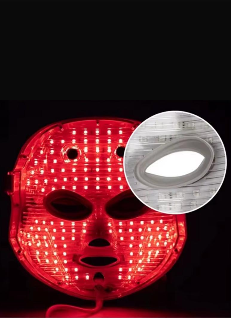 maschera a led ricaricabile a 7 led per il trattamento e la cura della pelle - sandraperfume