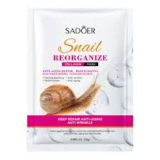 SADOER Maschera Viso al Collagene di Lumaca 25 g