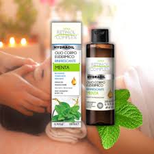 OLIO CORPO EUDERMICO Rinfrescante MENTA 200ml ultra retinol complex - sandraperfume