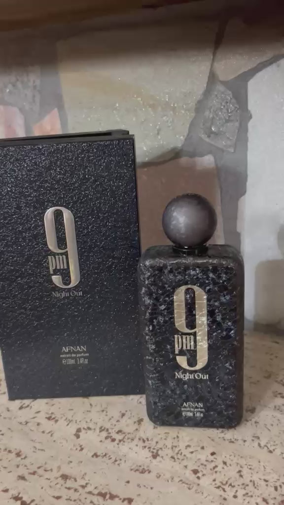 Afnan 9 PM Night Out - Estratto di Profumo Unisex - Eleganza Magnetica e Intensa