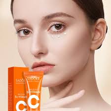 Sadoer Crema per occhi con vitamina C 5X, formula rassodante e nutriente, 20 g - sandraperfume