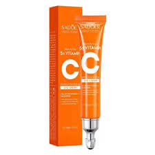 Sadoer Crema per occhi con vitamina C 5X, formula rassodante e nutriente, 20 g - sandraperfume