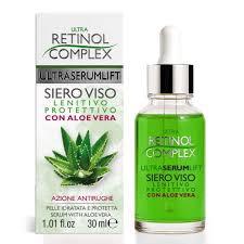 SIERO VISO LENITIVO PROTETTIVO ALOE VERA 30ml retinol complex - sandraperfume