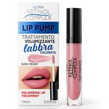 LIP PUMP TRATTAMENTO VOLUMIZZANTE LABBRA COLORATO N.001 PEONY 7 ml - sandraperfume