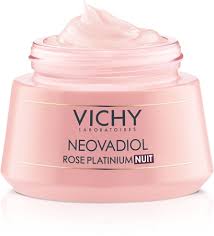 VICHY NEOVADIOL ROSE PLATINIUM CREMA ROSATA NOTTE RIMPOLPANTE E RIVITALIZZANTE - sandraperfume