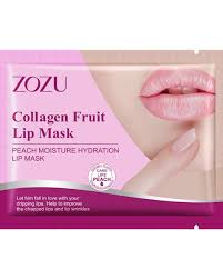 Maschera labbra alla pesca con collagene ZOZU 8g-Idratante & Nutriente